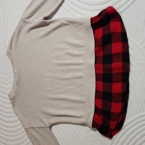 Girls GAP long sleeve top - size 6/7